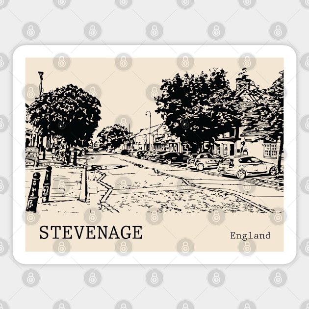 Stevenage England Magnet by Lakeric